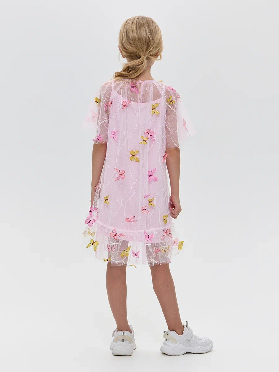 Dress with butterflies