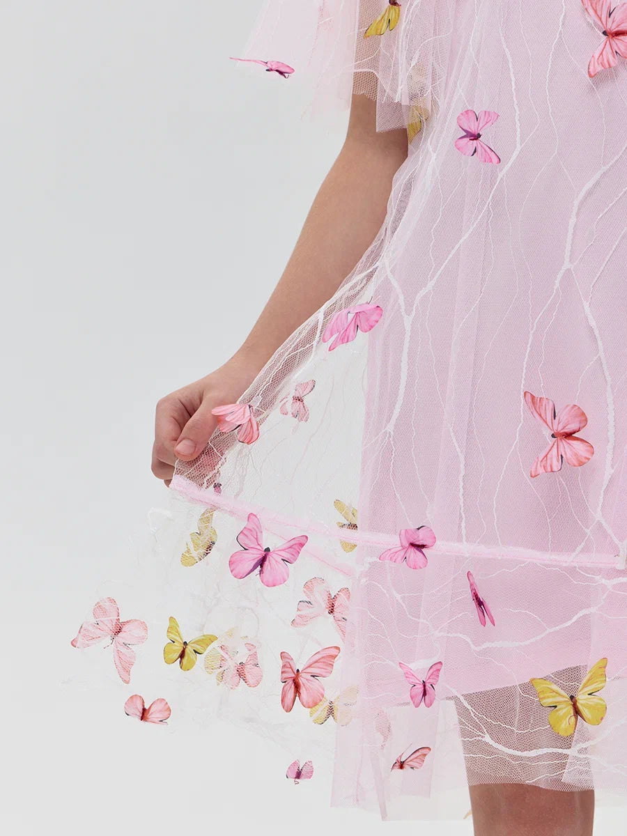 Dress with butterflies