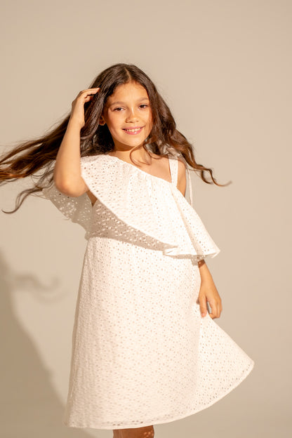 One shoulder dress