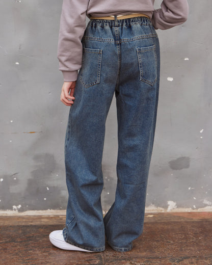 Wide leg jeans