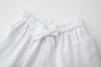 White shorts for teen girls