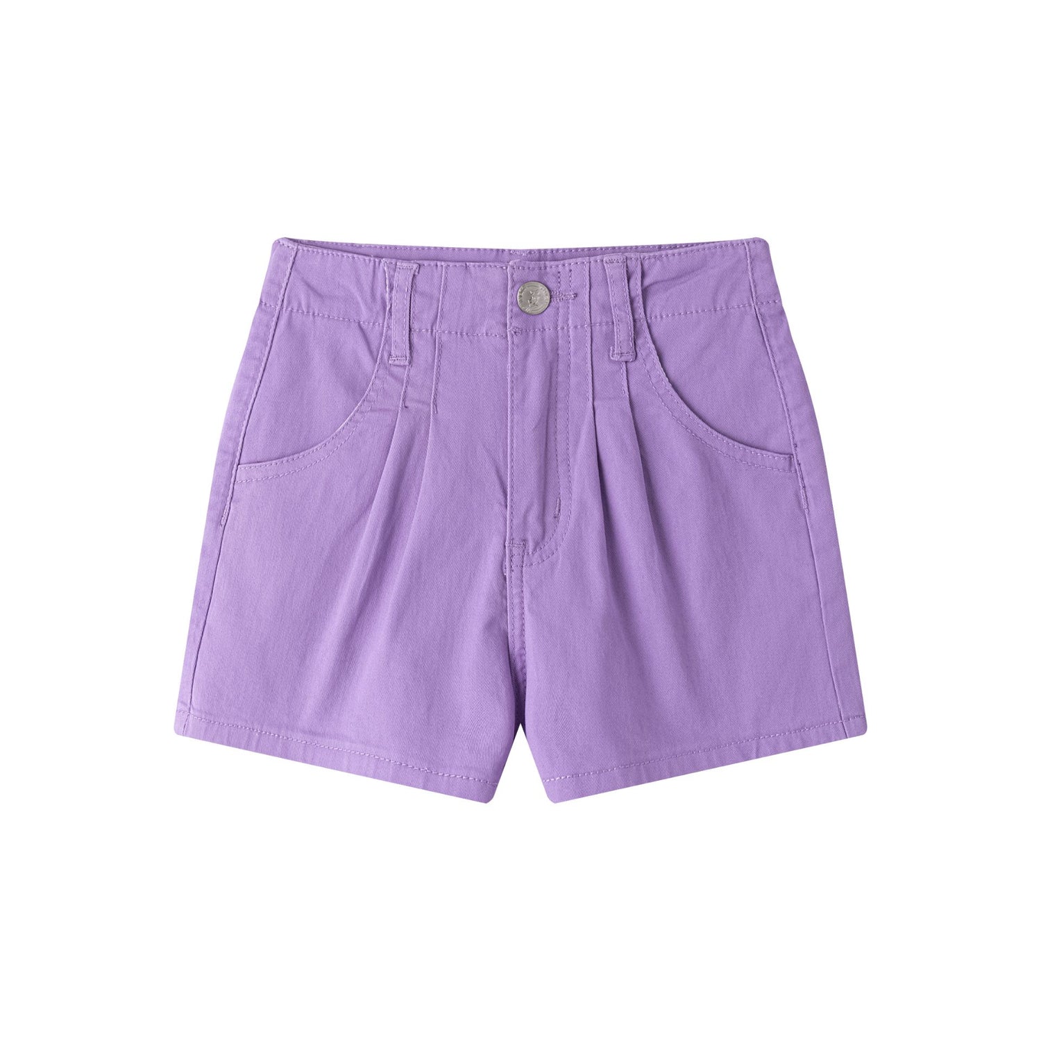 Denim purple shorts