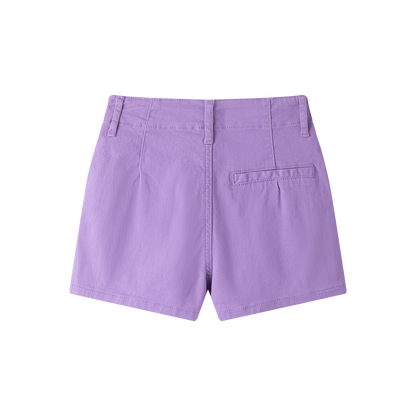 Denim purple shorts