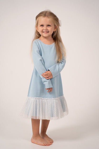 Cottoon long-sleeve dress