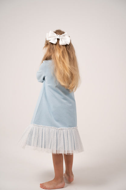 Cottoon long-sleeve dress