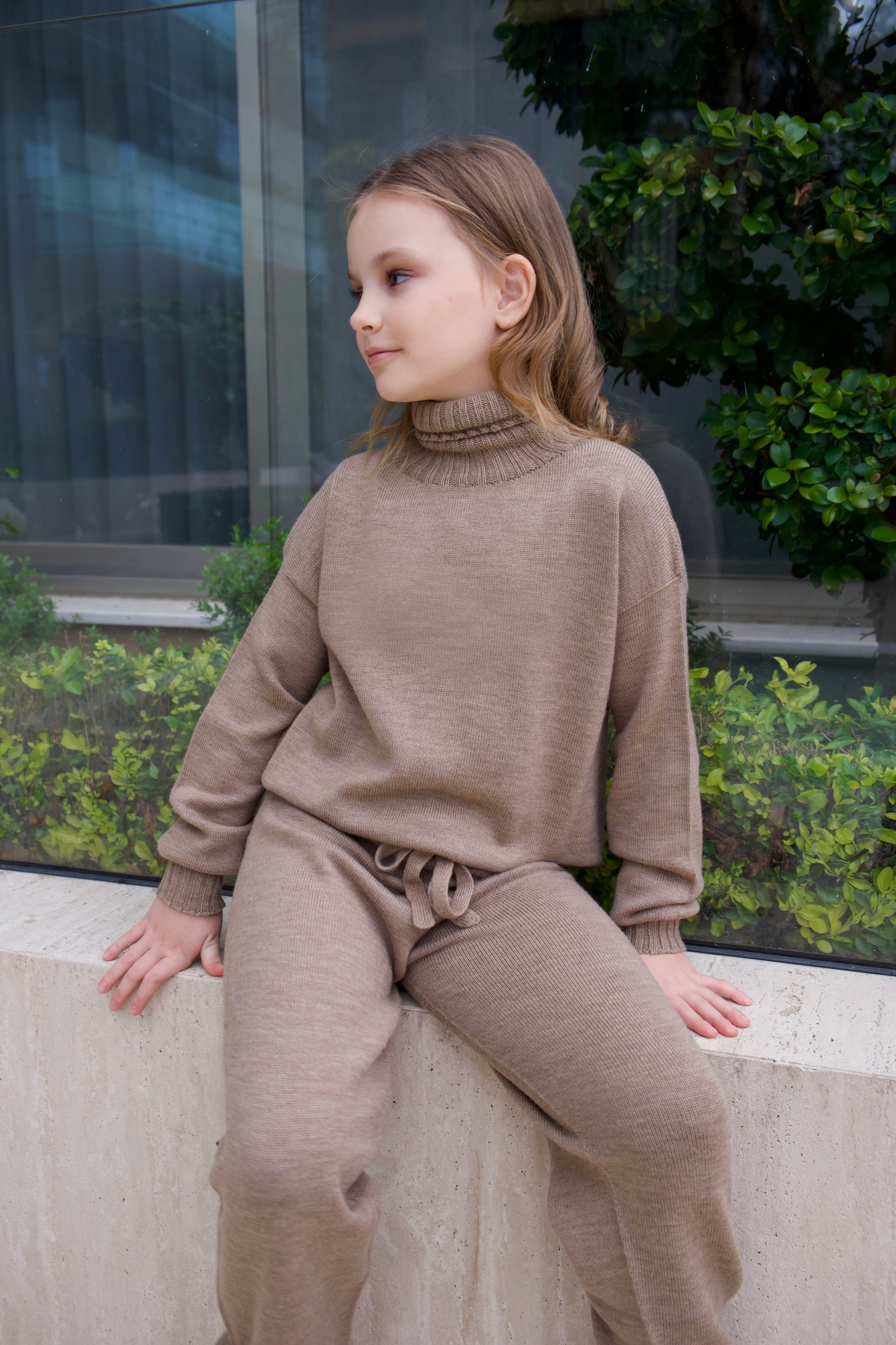 Merino wool joggers