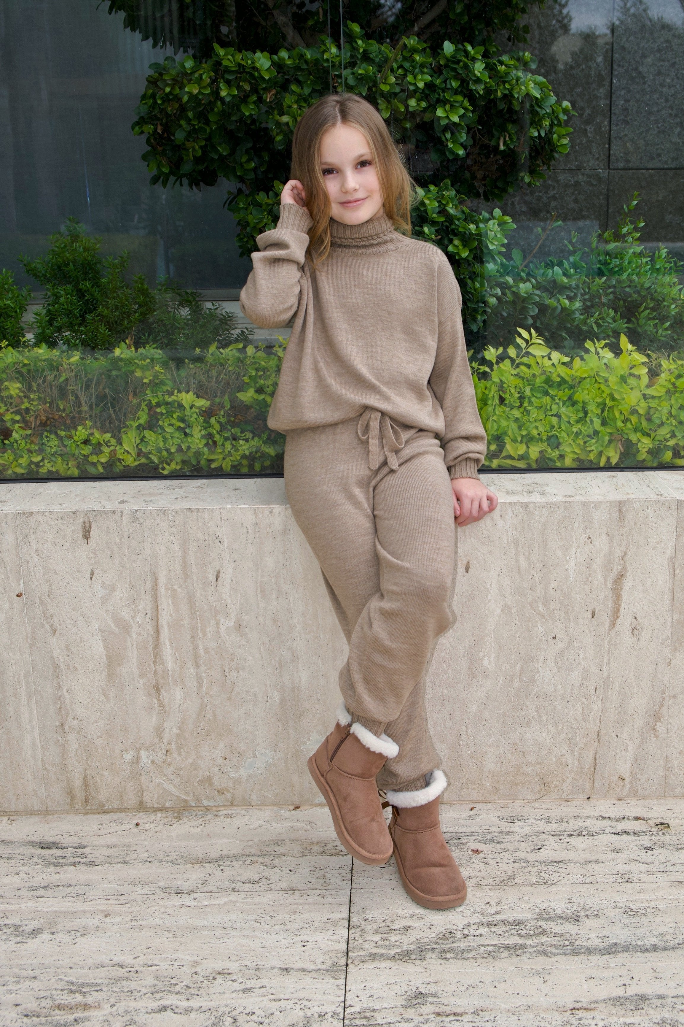Merino wool joggers