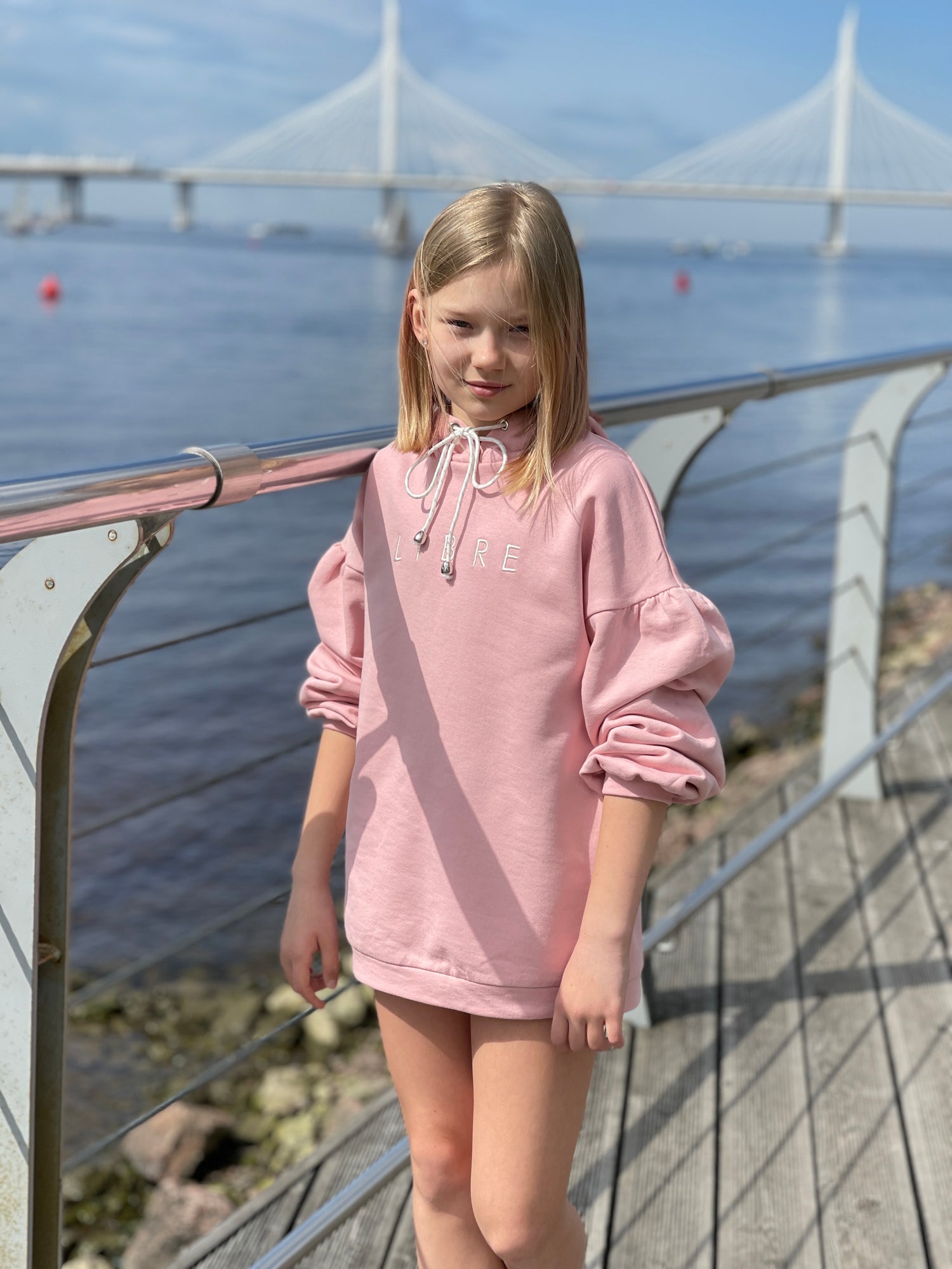 Hoodie with embroidery